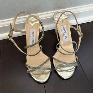 Jimmy choo strappy high heel evening sandal